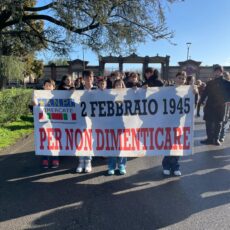 La commemorazione dei partigiani fucilati il 4 febbraio 1945